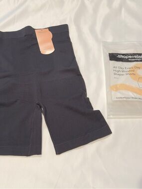 Shapermint High-Waist Black Sculpting Shorts